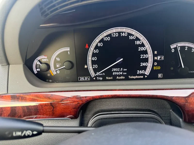 2012 Mercedes-Benz S-Class S 550 8 Cylinders Petrol Engine Black Sedan 4.5 GRADE