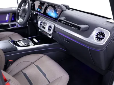 2026 Mercedes-Benz G-Class G 63 AMG 4.0L V8 Biturbo Engine White Brown SUV FULLY LOADED