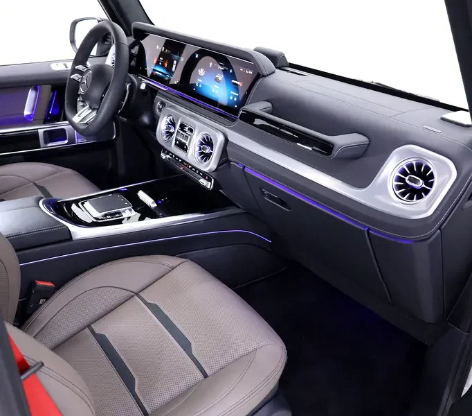 2026 Mercedes-Benz G-Class G 63 AMG 4.0L V8 Biturbo Engine White Brown SUV FULLY LOADED
