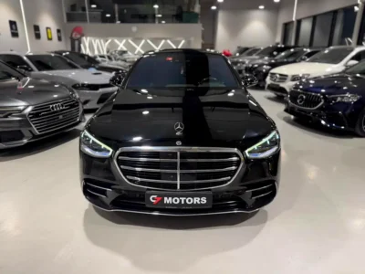 2022 Mercedes-Benz S-Class S 500 4Matic 6 Cylinders Petrol Engine Black Tan Sedan