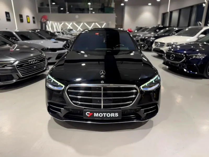 2022 Mercedes-Benz S-Class S 500 4Matic 6 Cylinders Petrol Engine Black Tan Sedan