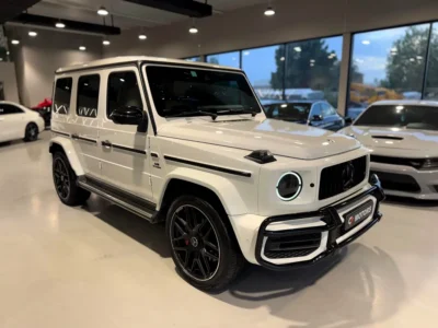 2021 Mercedes-Benz G-Class G 63 AMG 4.0 Litres V8 Biturbo Engine White Beige SUV