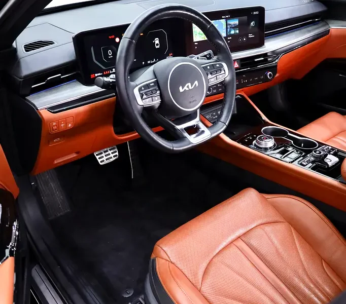 2024 Kia K5 Full Option 4 Cylinders Petrol Engine Black Tan Sedan Automatic Full Option