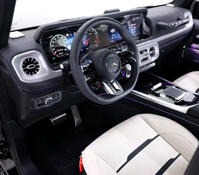 2026 Mercedes-Benz G-Class G 63 AMG 4.0L V8 Biturbo Engine Black White SUV FULLY LOADED