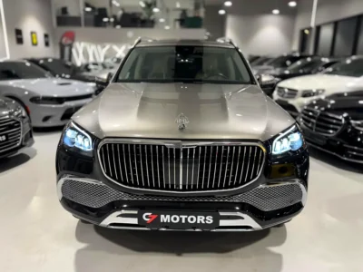 2021 Mercedes-Benz GLS-Class GLS 450 4MATIC 6 Cylinders Engine Black White SUV