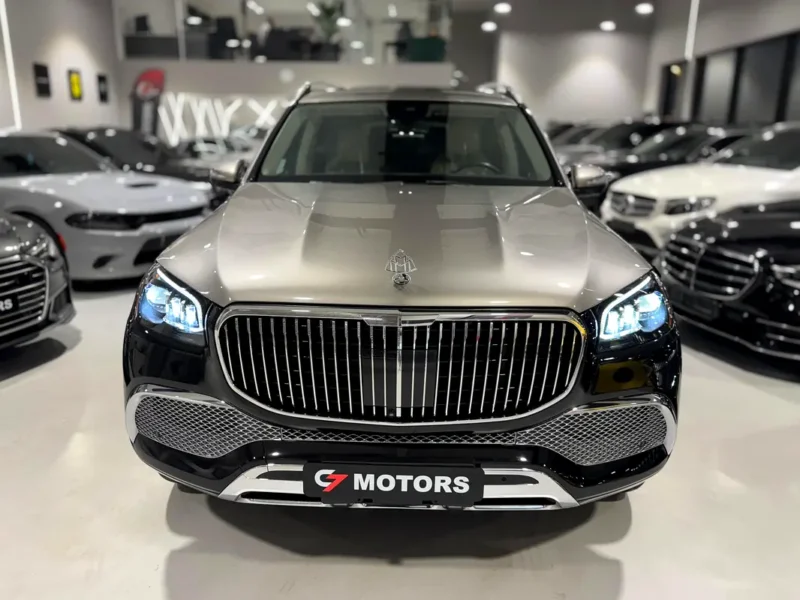 2021 Mercedes-Benz GLS-Class GLS 450 4MATIC 6 Cylinders Engine Black White SUV