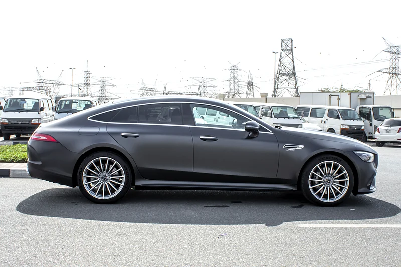 2021 Mercedes-Benz AMG GT 43 6 Cylinders Petrol Engine Grey Black Sedan Clean Car
