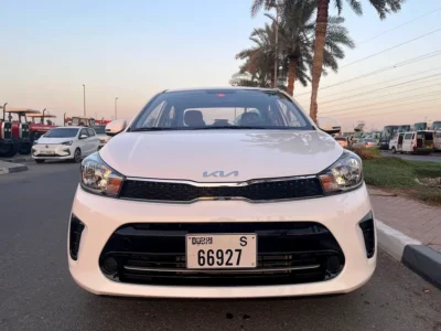 2023 Kia Pegas LX 4 Cylinders Petrol Engine White Grey Sedan GCC Specs Automatic