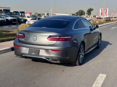 2021 Mercedes-Benz E-Class E450 4MATIC 6 Cylinders Petrol Engine Grey Red Coupe