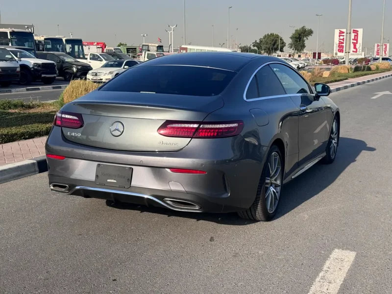 2021 Mercedes-Benz E-Class E450 4MATIC 6 Cylinders Petrol Engine Grey Red Coupe