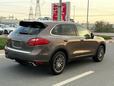 2014 Porsche Cayenne Turbo 4.8L 8 Cylinders Engine Brown Metallic SUV 4.5 GRADE