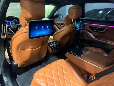 2022 Mercedes-Benz S-Class S 500 4Matic 6 Cylinders Petrol Engine Black Tan Sedan