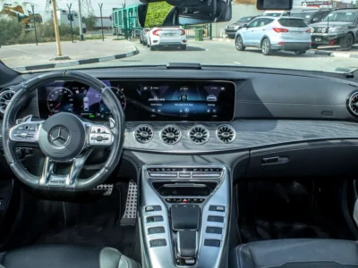 2021 Mercedes-Benz AMG GT 43 6 Cylinders Petrol Engine Grey Black Sedan Clean Car