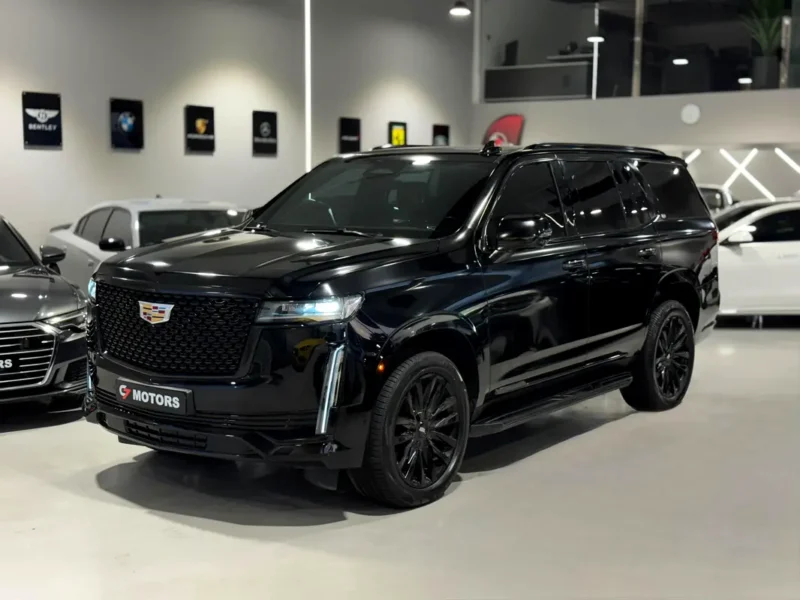 2021 Cadillac Escalade Sport 8 Cylinders Petrol Engine Black Brown SUV GCC Specs