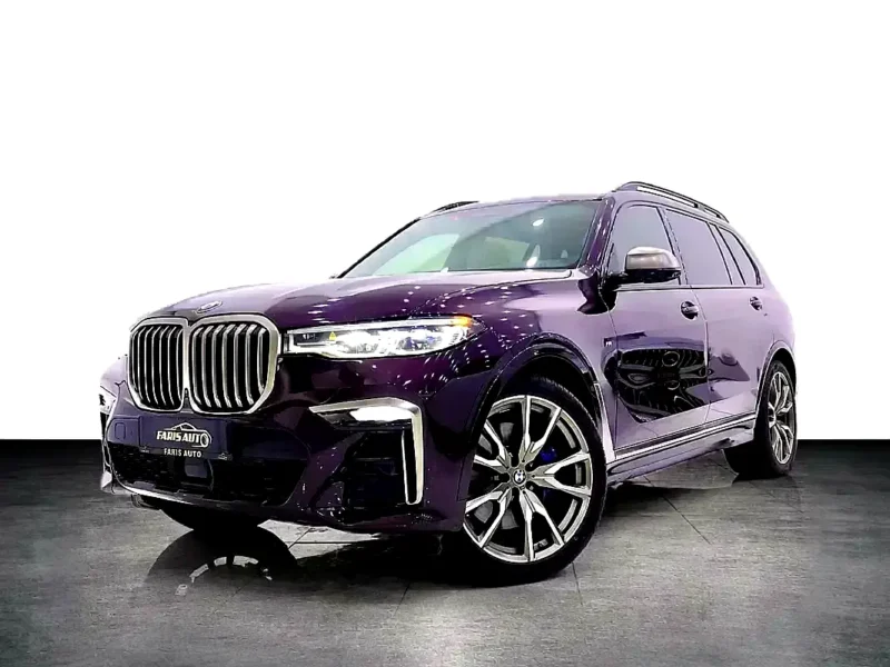 2020 BMW X7 XDrive50i M Sport 8 Cylinders Petrol Engine Purple White SUV Automatic