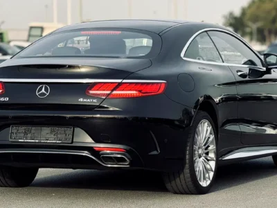 2020 Mercedes-Benz S-Class S 560 4MATIC 8 Cylinders Petrol Engine Black Coupe