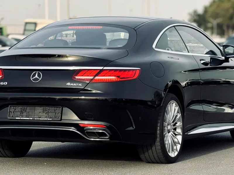 2020 Mercedes-Benz S-Class S 560 4MATIC 8 Cylinders Petrol Engine Black Coupe