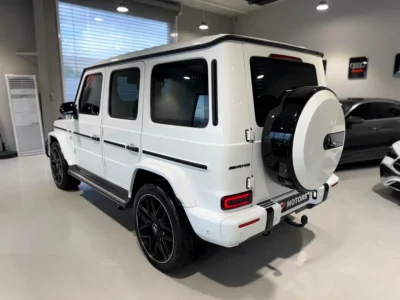 2021 Mercedes-Benz G-Class G 63 AMG 4.0 Litres V8 Biturbo Engine White Beige SUV