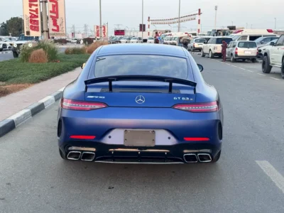 2019 Mercedes-Benz AMG GT 63 S 4MATIC+ 8 Cylinders Petrol Engine Blue Black Sedan