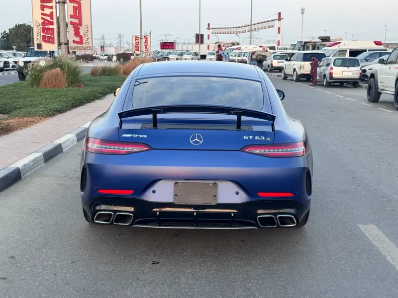 2019 Mercedes-Benz AMG GT 63 S 4MATIC+ 8 Cylinders Petrol Engine Blue Black Sedan