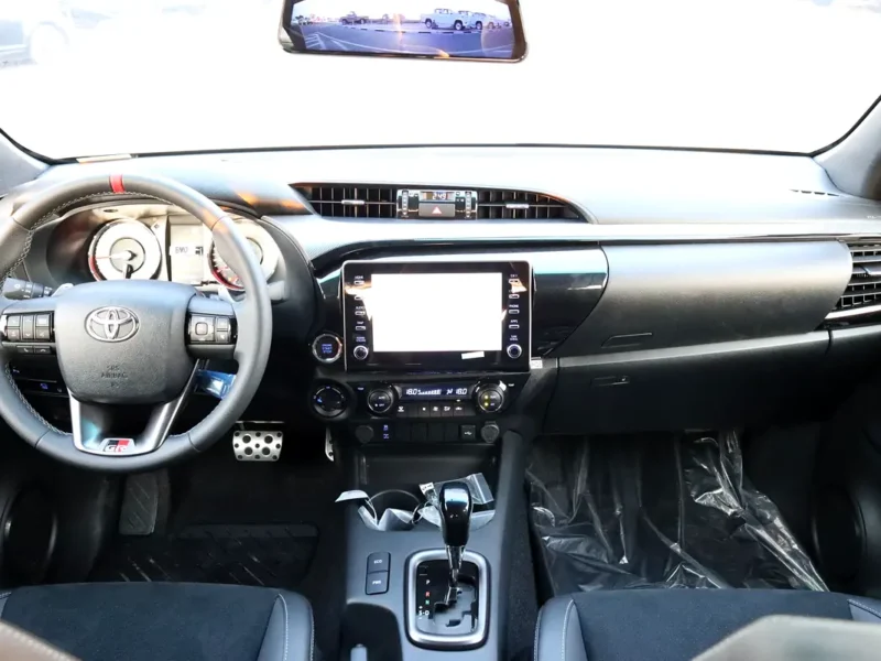 2025 Toyota Hilux GR Sport 6 Cylinders Engine White Black Pickup Truck GCC Specs