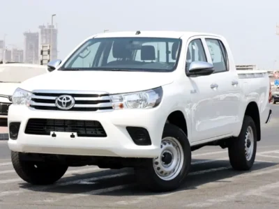 2026 Toyota Hilux Double Cab DLX 2.4 Litres 4 Cylinders Diesel Engine White Red Pickup