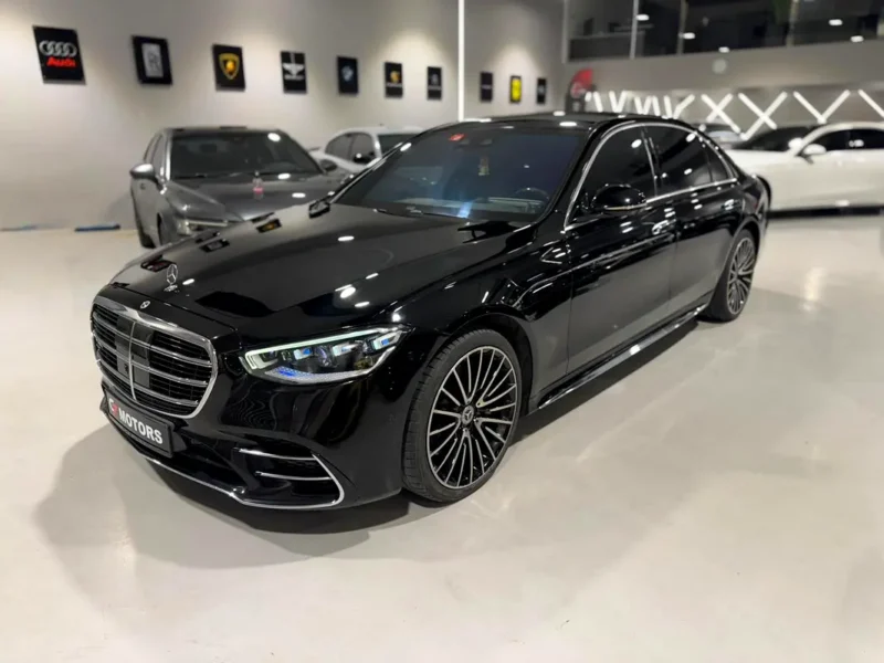 2022 Mercedes-Benz S-Class S 500 4Matic 6 Cylinders Petrol Engine Black Tan Sedan