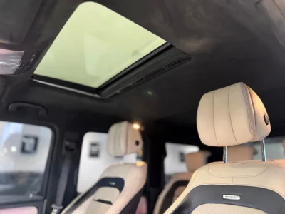 2021 Mercedes-Benz G-Class G 63 AMG 4.0 Litres V8 Biturbo Engine White Beige SUV