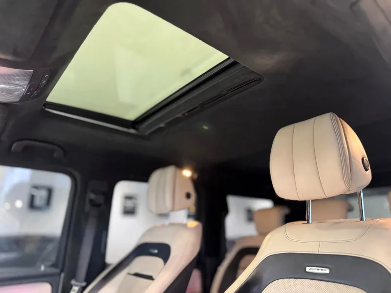 2021 Mercedes-Benz G-Class G 63 AMG 4.0 Litres V8 Biturbo Engine White Beige SUV