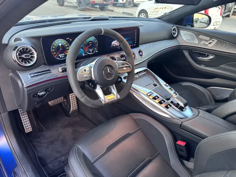 2019 Mercedes-Benz AMG GT 63 S 4MATIC+ 8 Cylinders Petrol Engine Blue Black Sedan