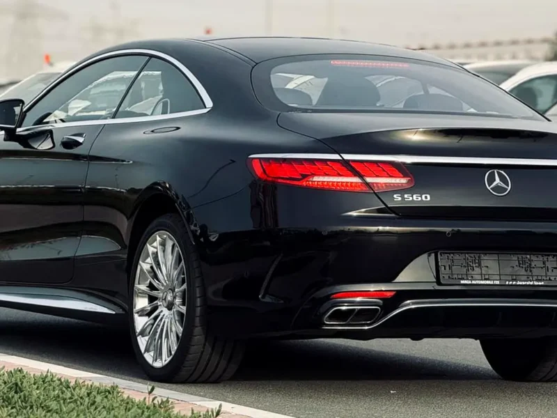 2020 Mercedes-Benz S-Class S 560 4MATIC 8 Cylinders Petrol Engine Black Coupe