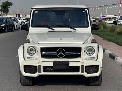 2017 Mercedes-Benz G-Class G 63 AMG 4.0L V8 Biturbo Petrol Engine White Red SUV