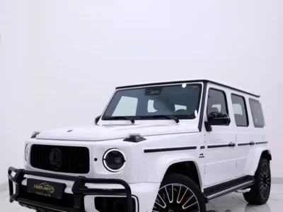 2026 Mercedes-Benz G-Class G 63 AMG 4.0L V8 Biturbo Engine White Brown SUV FULLY LOADED