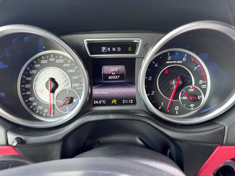 2017 Mercedes-Benz G-Class G 63 AMG 4.0L V8 Biturbo Petrol Engine White Red SUV