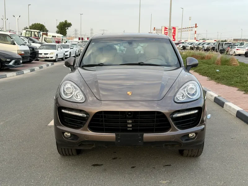 2014 Porsche Cayenne Turbo 4.8L 8 Cylinders Engine Brown Metallic SUV 4.5 GRADE