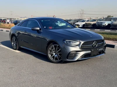 2021 Mercedes-Benz E-Class E450 4MATIC 6 Cylinders Petrol Engine Grey Red Coupe