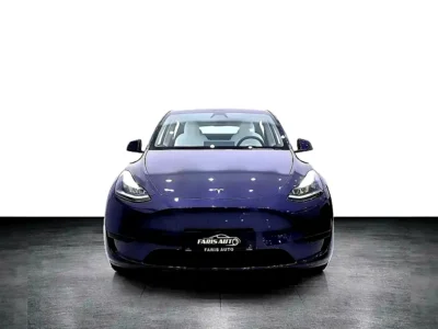 2024 Tesla Model Y Standard Electric Vehicle Blue White SUV 450 - 550 KM Range