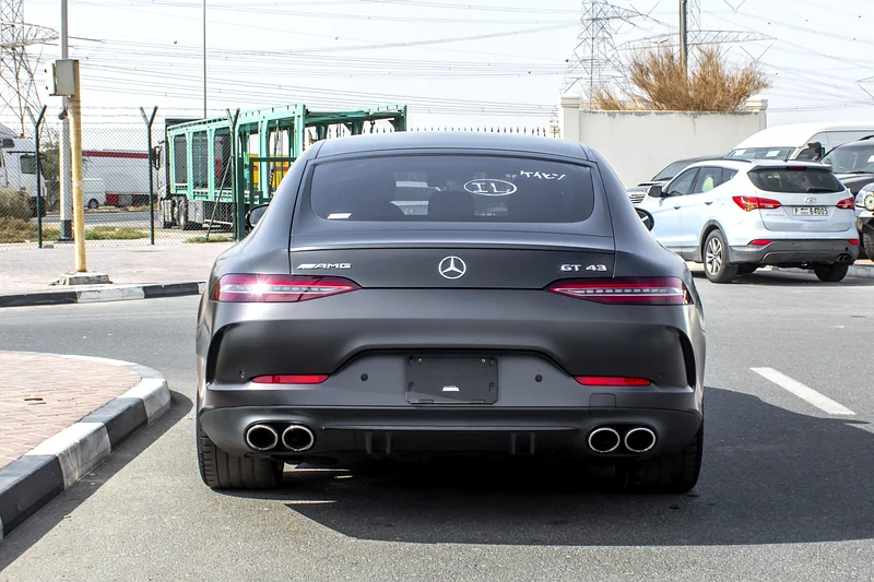 2021 Mercedes-Benz AMG GT 43 6 Cylinders Petrol Engine Grey Black Sedan Clean Car