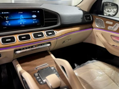 2021 Mercedes-Benz GLS-Class GLS 450 4MATIC 6 Cylinders Engine Black White SUV
