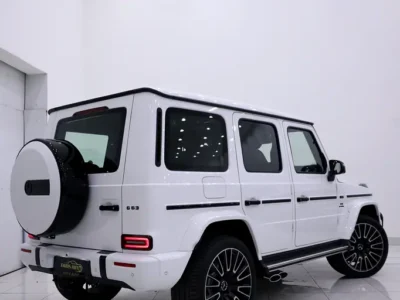 2026 Mercedes-Benz G-Class G 63 AMG 4.0L V8 Biturbo Engine White Brown SUV FULLY LOADED