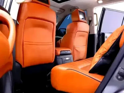 2020 Nissan Patrol LE Platinum 8 Cylinders Petrol Engine Blue Tan SUV GCC Specs FULLY LOADED