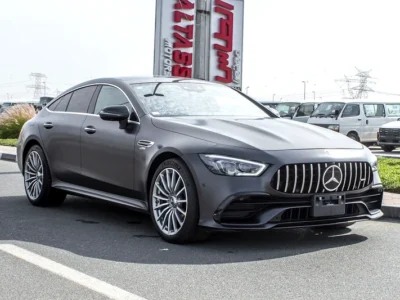 2021 Mercedes-Benz AMG GT 43 6 Cylinders Petrol Engine Grey Black Sedan Clean Car