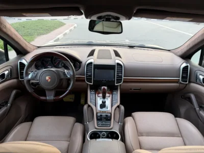 2014 Porsche Cayenne Turbo 4.8L 8 Cylinders Engine Brown Metallic SUV 4.5 GRADE