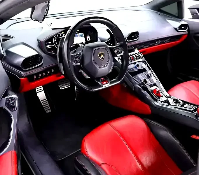 2015 Lamborghini Huracan LP 610-4 10 Cylinders Petrol Engine Purple Red Coupe GCC