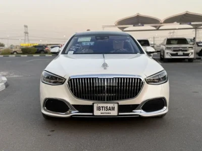 2022 Mercedes-Maybach S 580 4MATIC 4.0L V8 Biturbo with EQ Boost White Sedan