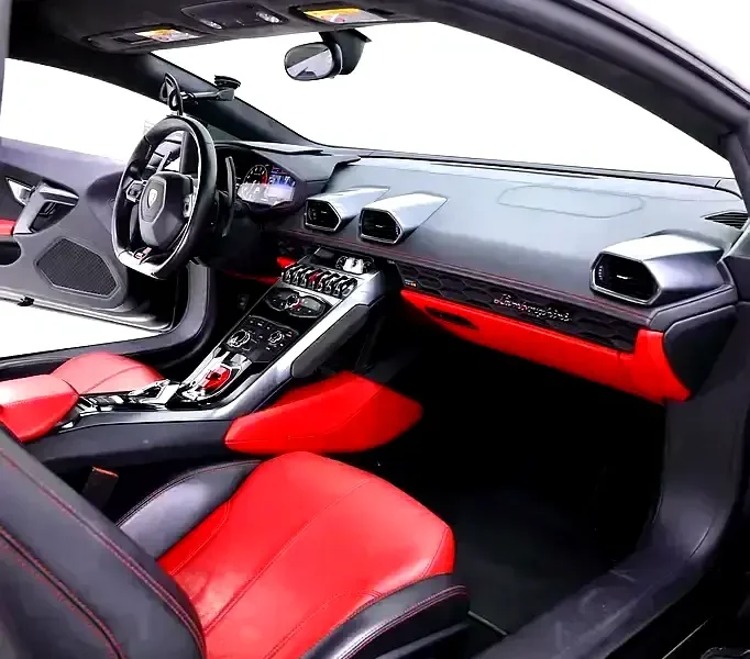 2015 Lamborghini Huracan LP 610-4 10 Cylinders Petrol Engine Purple Red Coupe GCC