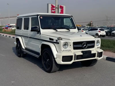 2017 Mercedes-Benz G-Class G 63 AMG 4.0L V8 Biturbo Petrol Engine White Red SUV