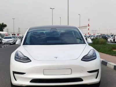 2020 Tesla Model 3 Standard Electric Vehicle 350 - 450 KM Range White Black Sedan
