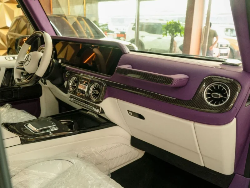 2025 Mercedes-Benz G 63 AMG BRABUS G 800 4.0L V8 Biturbo Engine Grey White SUV