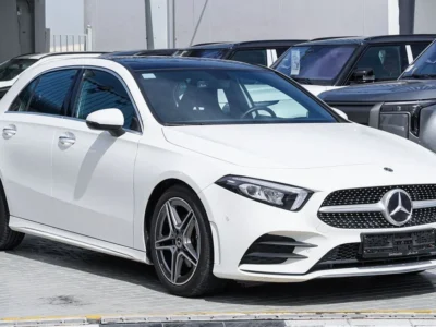 2023 Mercedes-Benz A 200 1.3-liter turbocharged 4-cylinder Petrol Engine White Black Sedan